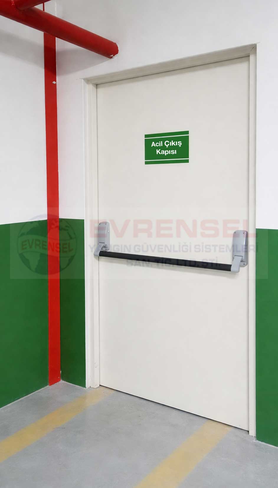 ACİL YANGIN ÇIKIŞ KAPISI 90 DK DAYANIKLI